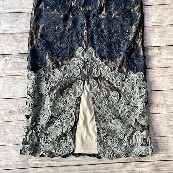 NWT BHLDN JS Collection Santiago Dress Navy/Cloud - Picture 8 of 12